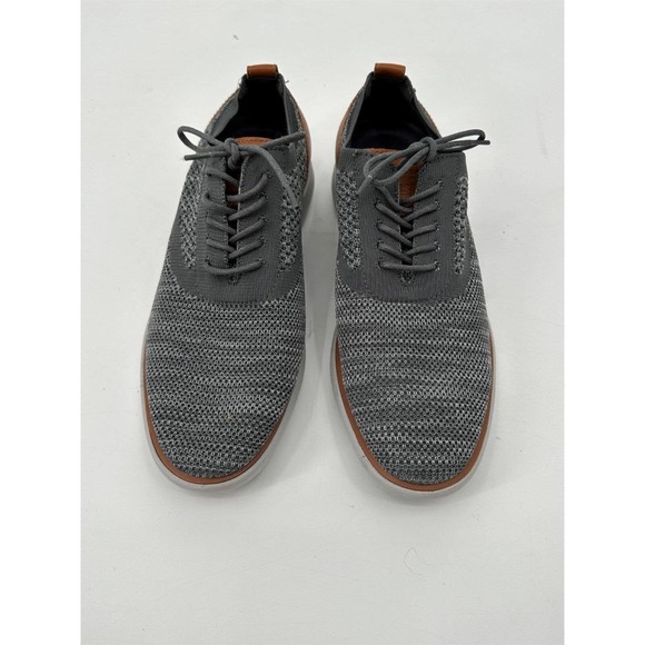 Bass Sneakers Graphite Gray Casual Knit Oxford Lace up Men Sz 9 NEW NWOB N22 - Picture 1 of 5